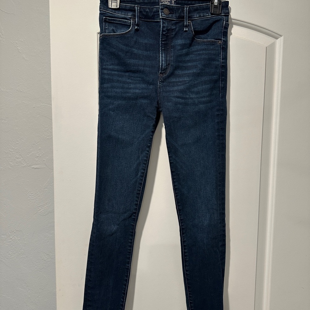A&F Dark Blue Jeans